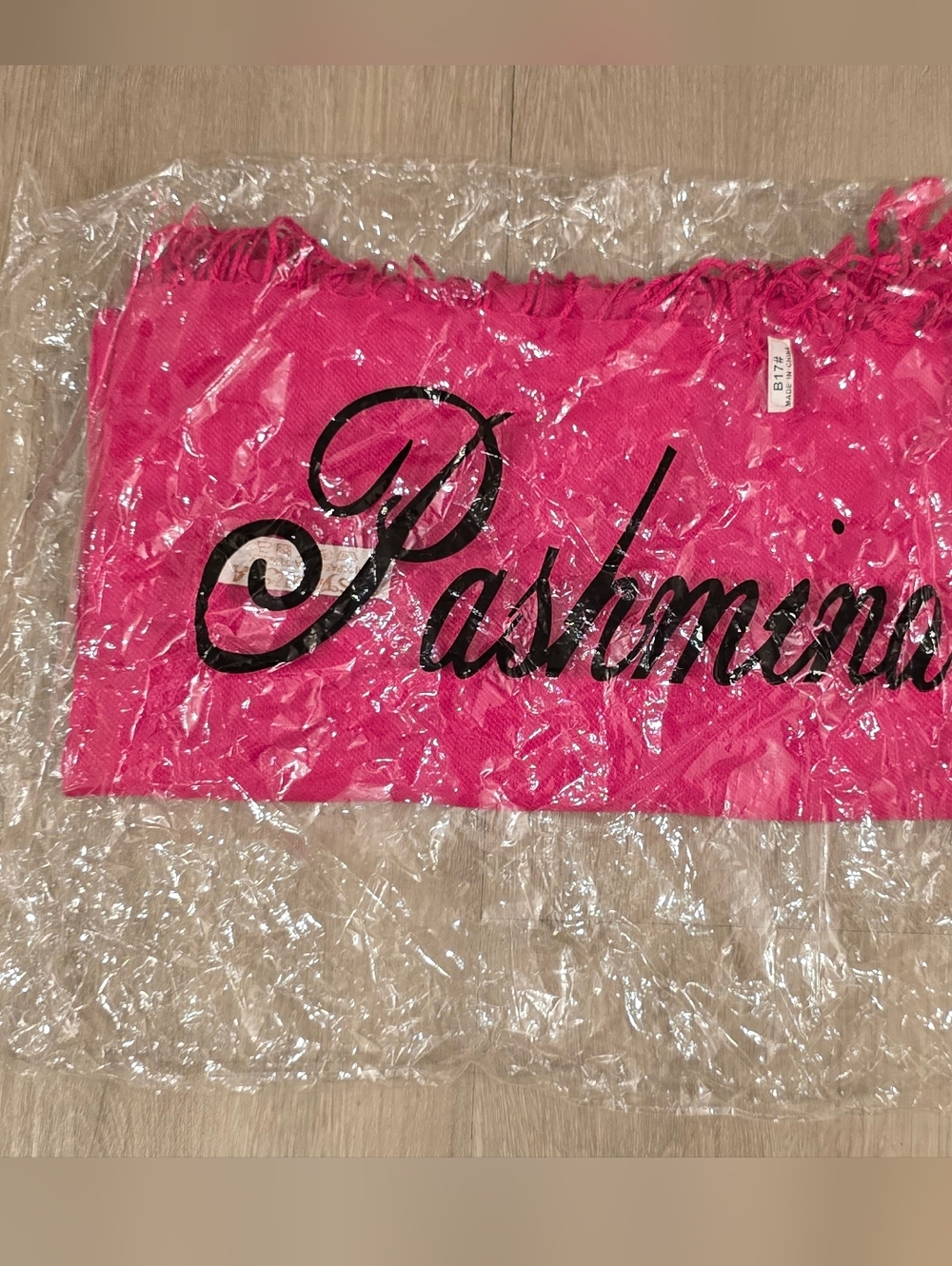 New Silk Pashmina Scarf Wrap, Silk, Pink, Super Soft! NWT